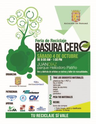 Primera Feria de Reciclaje “Basura Cero” inicia en Juan Díaz